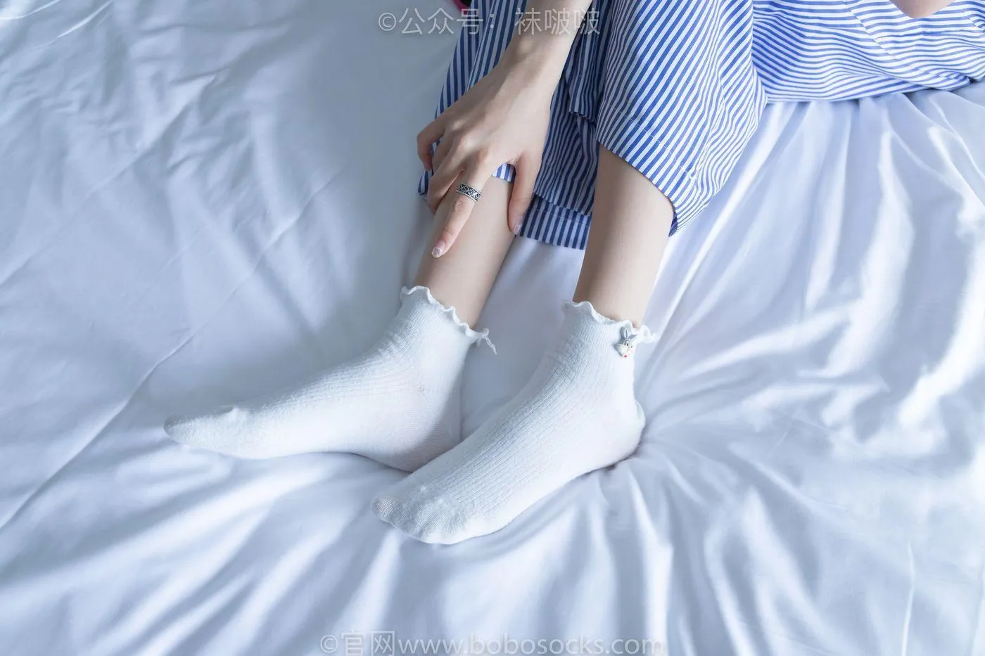 [BoBoSocks袜啵啵]NO.027 稚予- vans、白色棉袜、肉丝 [136P]插图8